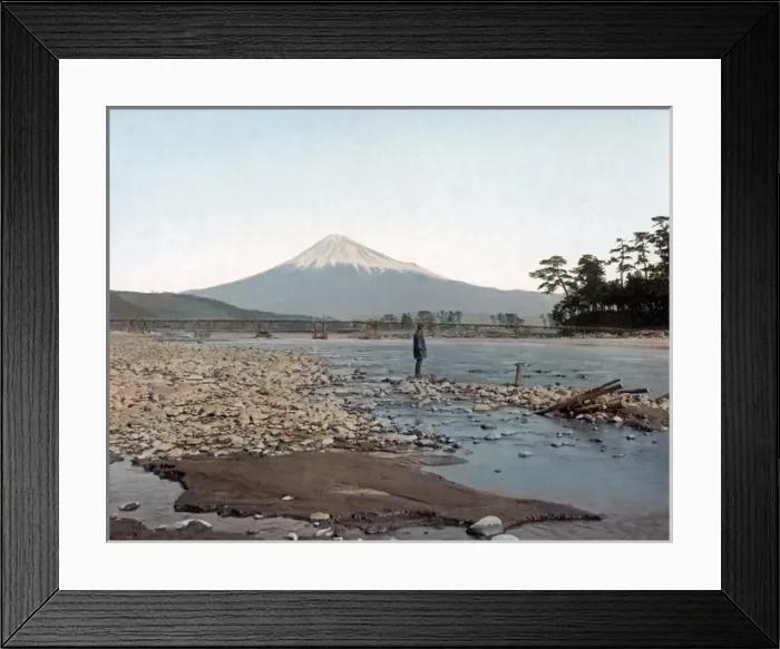 Framed Print : Mount Fuji, Japan, circa 1880s Framed Print : Mount Fuji, Japan, circa 1880s