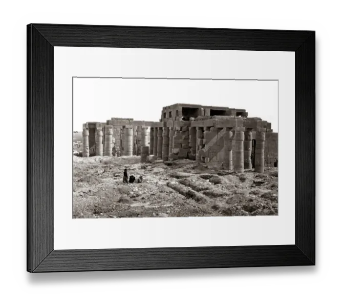 Framed Print : The Ramesseum, Thebes, Egypt, 1857 (Francis Frith) Framed Print : The Ramesseum, Thebes, Egypt, 1857 (Francis Frith)