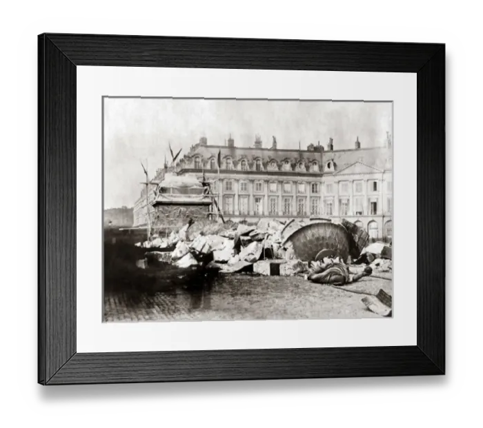 Framed Print : Vendome Column, Paris Commune, 1871 Framed Print : Vendome Column, Paris Commune, 1871