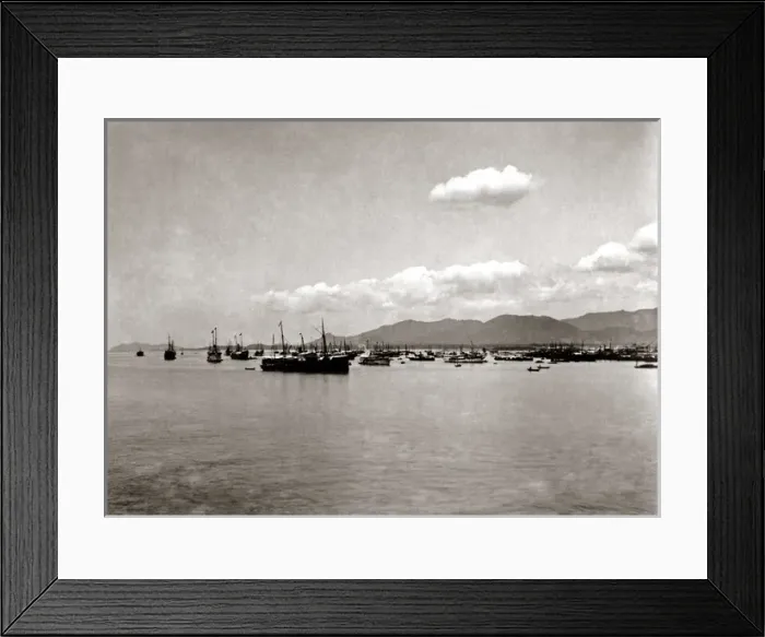 Framed Print : The harbour, Penang, Malaysia, circa 1890 Framed Print : The harbour, Penang, Malaysia, circa 1890