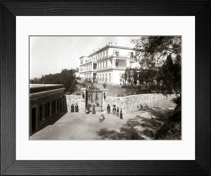Framed Print : Acheillion Palace, Corfu, circa 1890 Framed Print : Acheillion Palace, Corfu, circa 1890