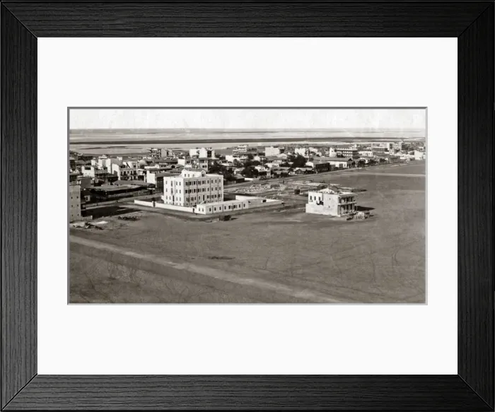 Framed Print : Waterfront view at Port Said, Egypt, circa 1890 Framed Print : Waterfront view at Port Said, Egypt, circa 1890