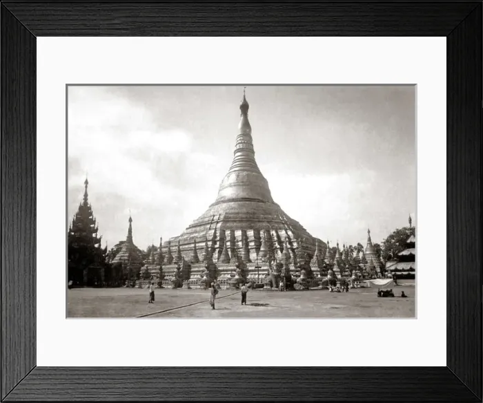 Framed Print : Shwedagone pagoda, Rangoon, Burma, circa 1890 Framed Print : Shwedagone pagoda, Rangoon, Burma, circa 1890