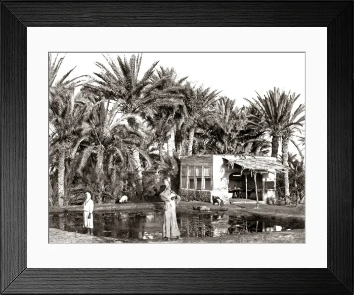 Framed Print : Well of Moses in the Sinai, circa 1880s Framed Print : Well of Moses in the Sinai, circa 1880s