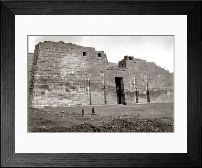 Framed Print : Medinet Abu, Egypt, circa 1880s Framed Print : Medinet Abu, Egypt, circa 1880s