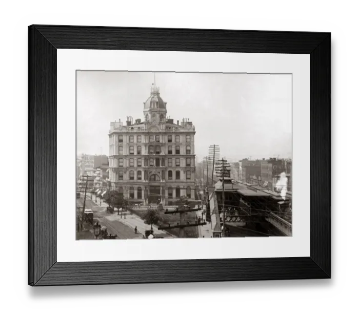 Framed Print : Junction of Broadway and 6th Avenue, New York, USA Framed Print : Junction of Broadway and 6th Avenue, New York, USA