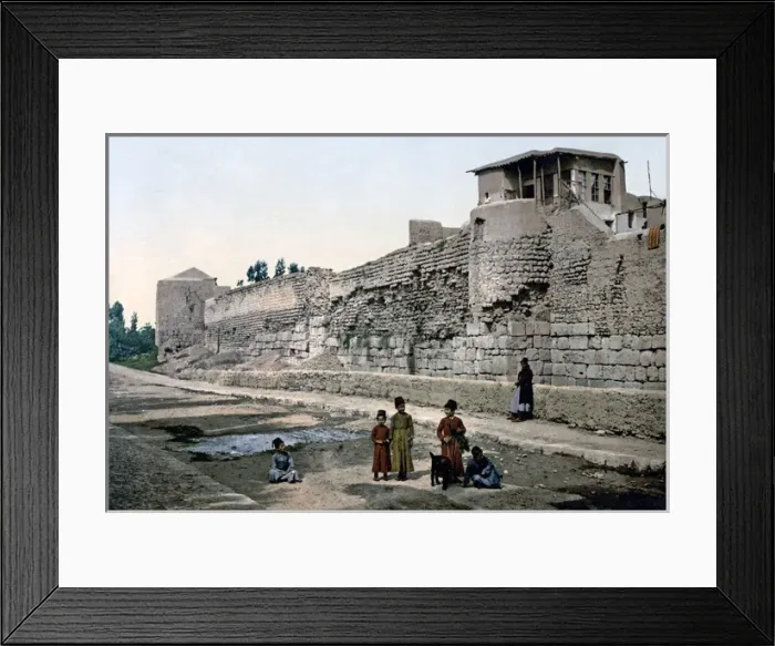 Framed Print : Waterfront scene, Constaninople, (Istanbul) Turkey, circa 18 Framed Print : Waterfront scene, Constaninople, (Istanbul) Turkey, circa 18