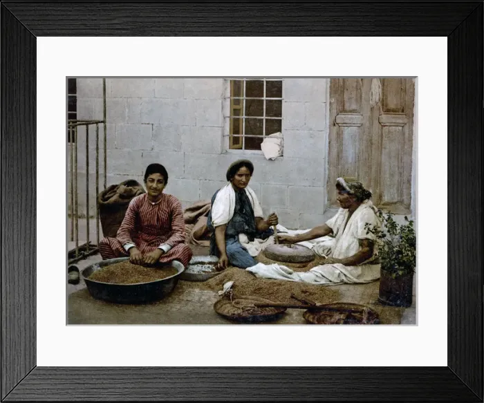 Framed Print : Street vendors, Jerusalem, Palestine (Israel) circa 1890 Framed Print : Street vendors, Jerusalem, Palestine (Israel) circa 1890