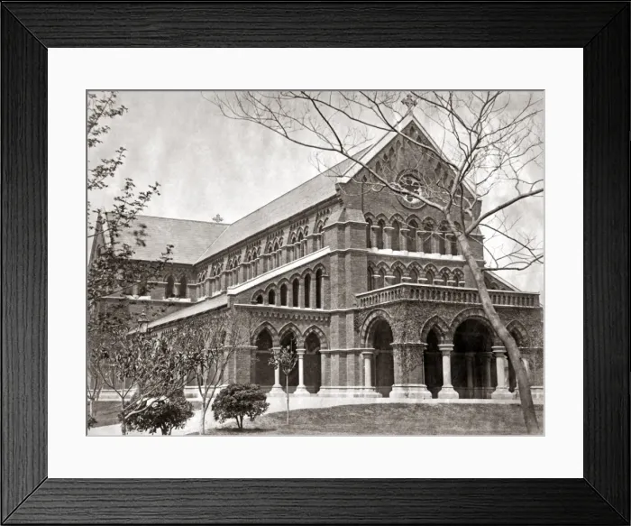 Framed Print : Trinity Cathedral, Shanghai, China, circa 1890 Framed Print : Trinity Cathedral, Shanghai, China, circa 1890