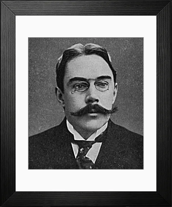 Framed Print : Henry Harland, American novelist and editor Framed Print : Henry Harland, American novelist and editor