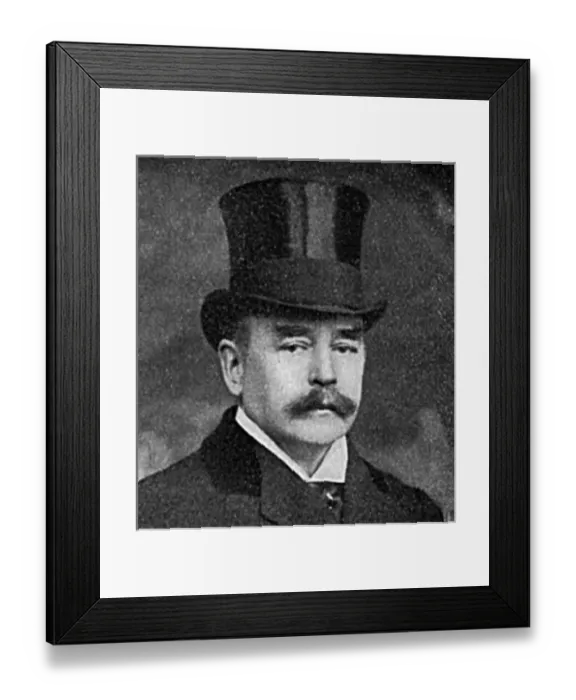 Framed Print : W H Mallock, English novelist and economics writer Framed Print : W H Mallock, English novelist and economics writer