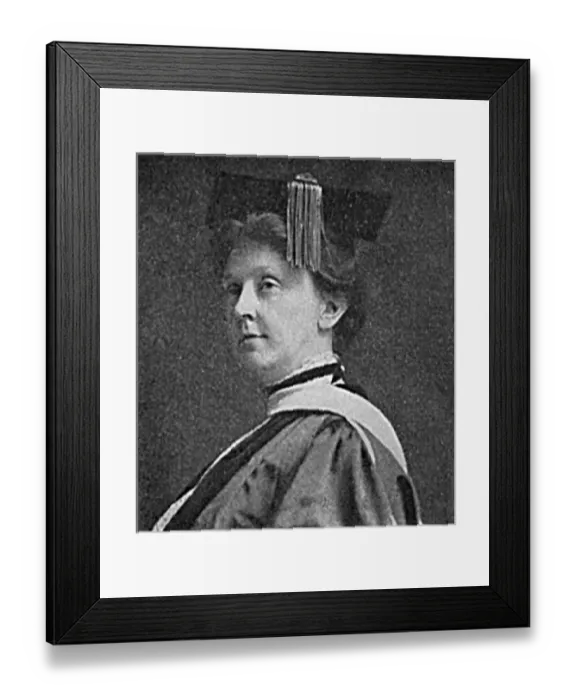 Framed Print : Kate Douglas Wiggin, American educator and author Framed Print : Kate Douglas Wiggin, American educator and author