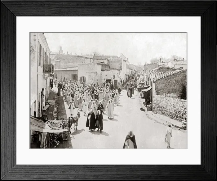 Framed Print : Procession, Algeria, circa 1890 Framed Print : Procession, Algeria, circa 1890