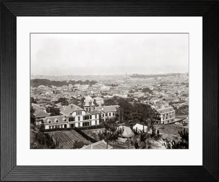 Framed Print : View of Singapore, 1880s Framed Print : View of Singapore, 1880s