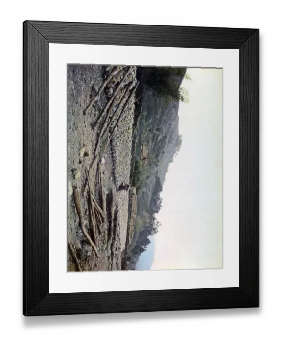Framed Print : Water Defences, Japan Framed Print : Water Defences, Japan