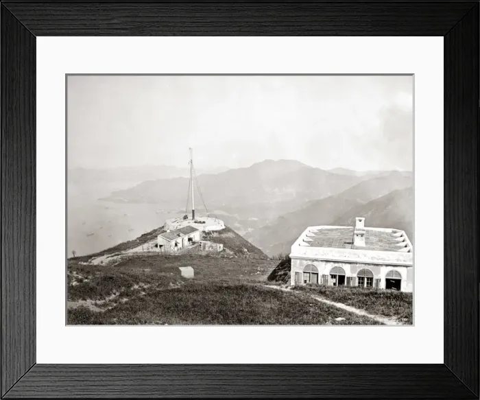 Framed Print : Signal Station, Hong Kong, circa 1880s Framed Print : Signal Station, Hong Kong, circa 1880s