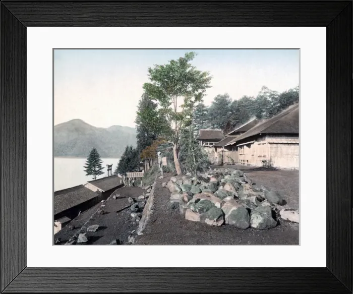 Framed Print : Chiuzenji Lake, near Nikko, Japan, circa 1880s Framed Print : Chiuzenji Lake, near Nikko, Japan, circa 1880s