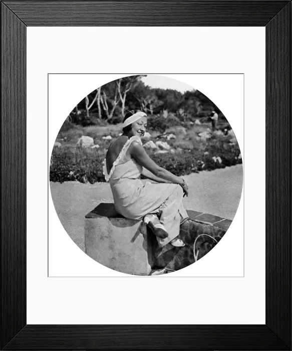 Framed Print : Rosie Dolly on the French Riviera Framed Print : Rosie Dolly on the French Riviera