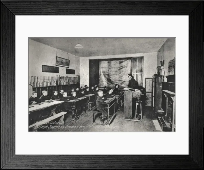 Framed Print : Brixham, British Seamens Orphan Boys Home - Junior School Framed Print : Brixham, British Seamens Orphan Boys Home - Junior School