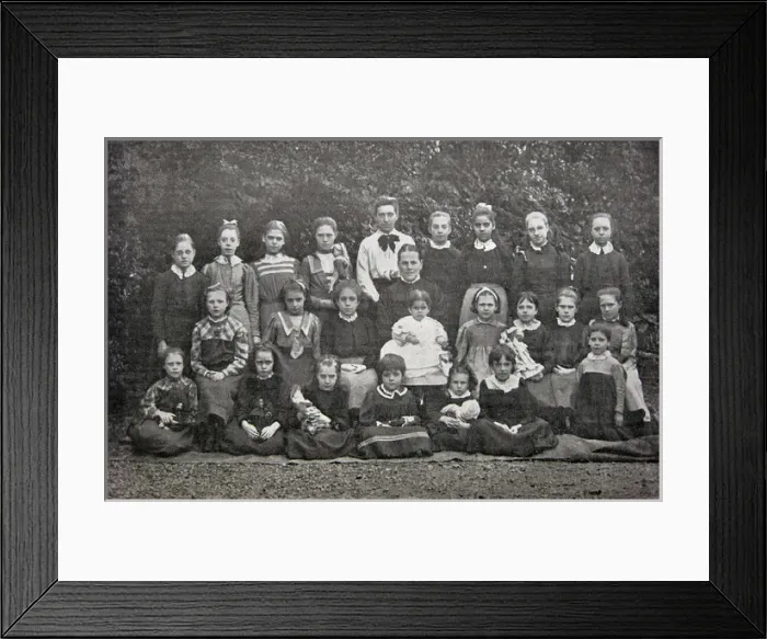 Framed Print : Clapham Home School for Pauper Girls Framed Print : Clapham Home School for Pauper Girls