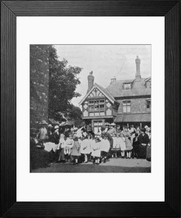 Framed Print : Headingley Orphan Homes, Leeds - Pound Day Framed Print : Headingley Orphan Homes, Leeds - Pound Day