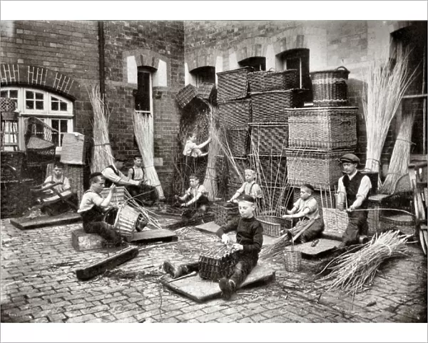 Hereford Industrial School Basket Making