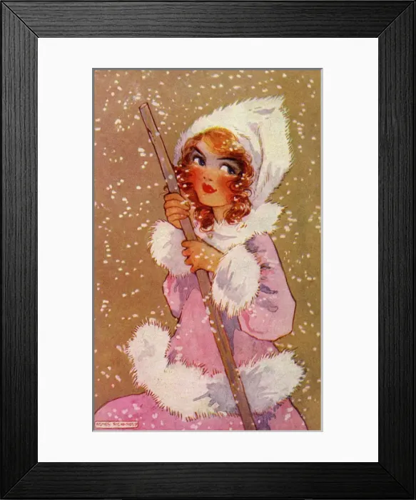 Framed Print : Pretty girl in pink Framed Print : Pretty girl in pink