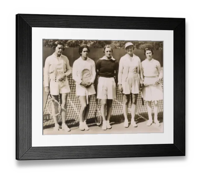 Framed Print : American Wightman Cup Team Framed Print : American Wightman Cup Team