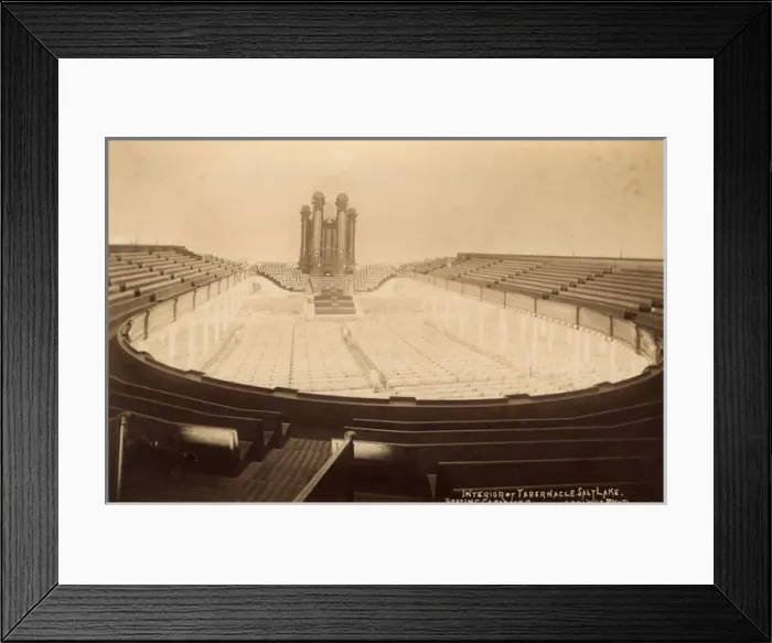 Framed Print : Interior of Mormon Tabernacle, Salt Lake City, Utah, USA Framed Print : Interior of Mormon Tabernacle, Salt Lake City, Utah, USA