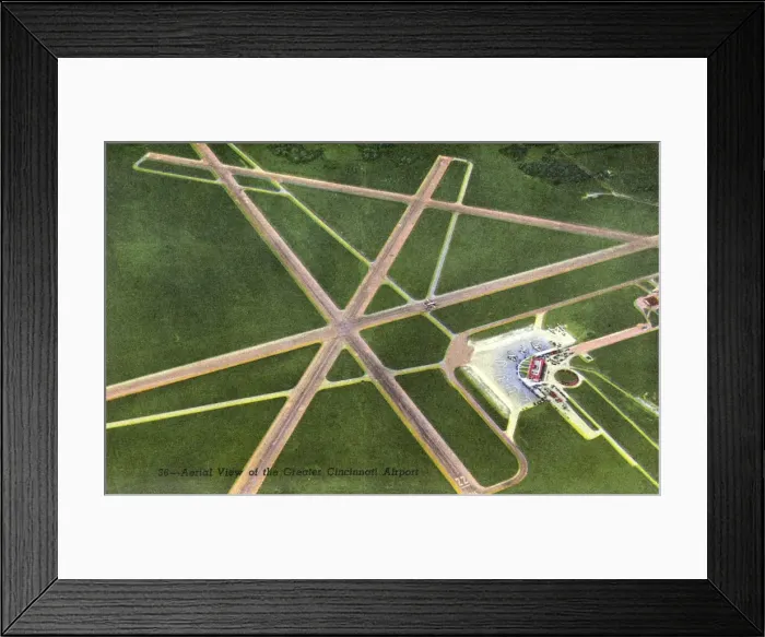 Framed Print : Greater Cincinnati Airport, Cincinnati, Ohio, USA Framed Print : Greater Cincinnati Airport, Cincinnati, Ohio, USA