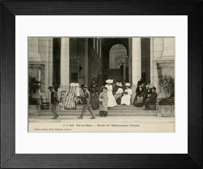 Framed Print : Entrance to the Thermal Baths (Spa) at Aix-les-Bains, France Framed Print : Entrance to the Thermal Baths (Spa) at Aix-les-Bains, France