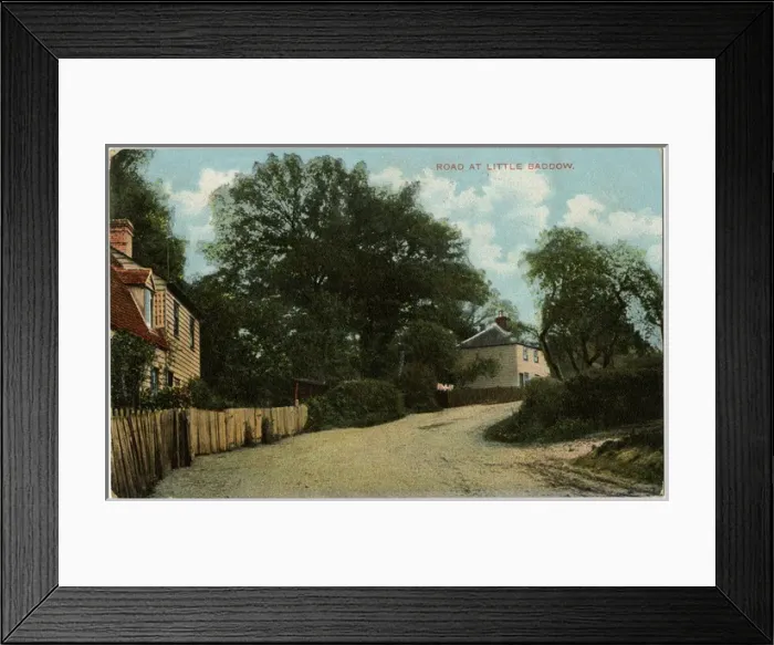 Framed Print : The road at Little Baddow, Essex Framed Print : The road at Little Baddow, Essex