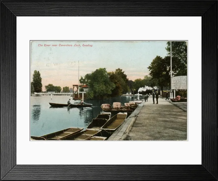 Framed Print : The River Thames near Caversham Lock, Reading Framed Print : The River Thames near Caversham Lock, Reading