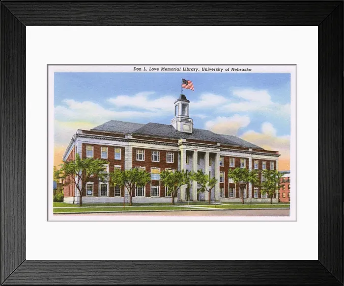 Framed Print : Library, University of Nebraska, Lincoln, Nebraska, USA Framed Print : Library, University of Nebraska, Lincoln, Nebraska, USA