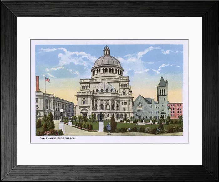 Framed Print : Christian Science Church, Boston, Massachusetts, USA Framed Print : Christian Science Church, Boston, Massachusetts, USA