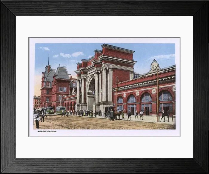 Framed Print : North Station, Boston, Massachusetts, USA Framed Print : North Station, Boston, Massachusetts, USA