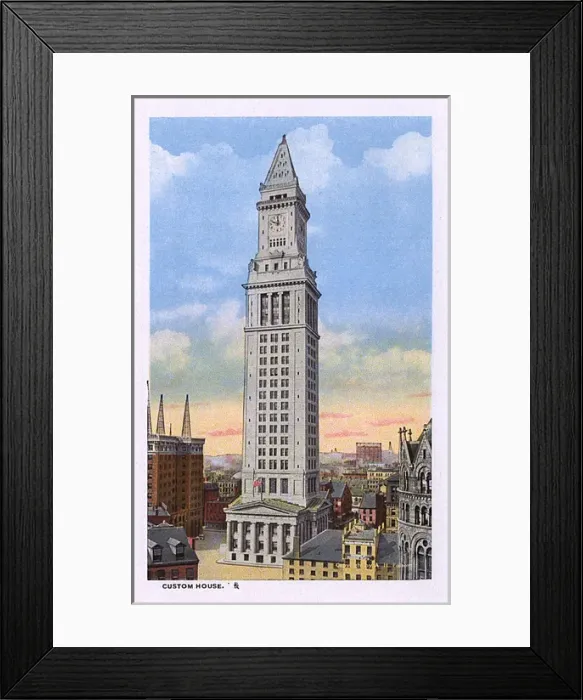 Framed Print : Custom House, Boston, Massachusetts, USA Framed Print : Custom House, Boston, Massachusetts, USA