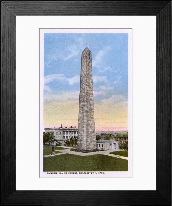 Framed Print : Bunker Hill Monument, Charlestown, Massachusetts, USA Framed Print : Bunker Hill Monument, Charlestown, Massachusetts, USA