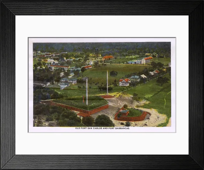 Framed Print : Forts at San Carlos, Pensacola, Florida, USA Framed Print : Forts at San Carlos, Pensacola, Florida, USA