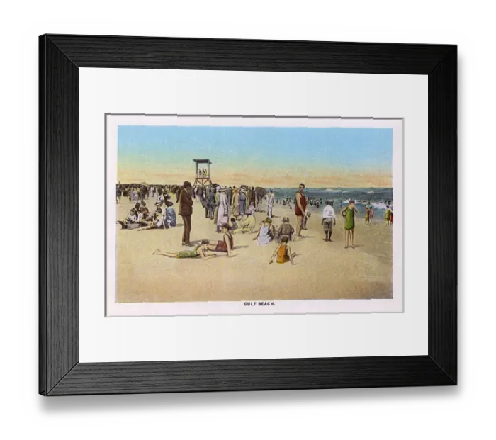 Framed Print : Scene on Gulf Beach, Pensacola, Florida, USA Framed Print : Scene on Gulf Beach, Pensacola, Florida, USA