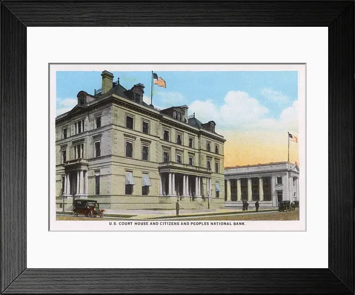 Framed Print : US Court House, Pensacola, Florida, USA Framed Print : US Court House, Pensacola, Florida, USA