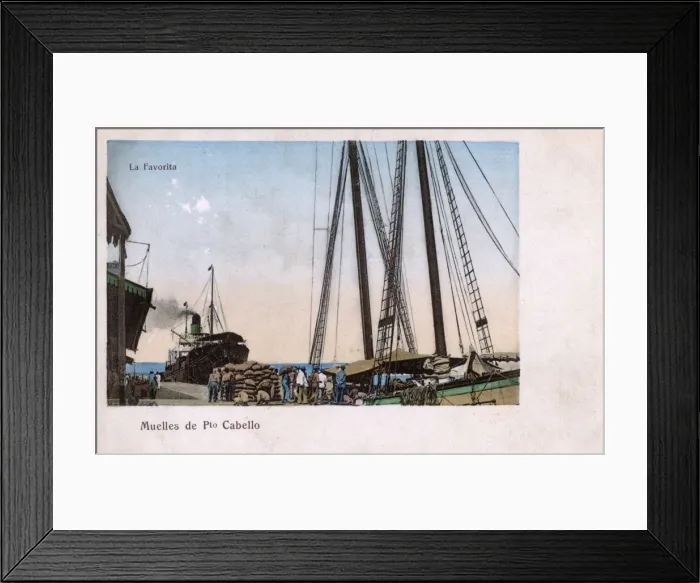 Framed Print : Docks at Puerto Cabello, Venezuela, Central America Framed Print : Docks at Puerto Cabello, Venezuela, Central America