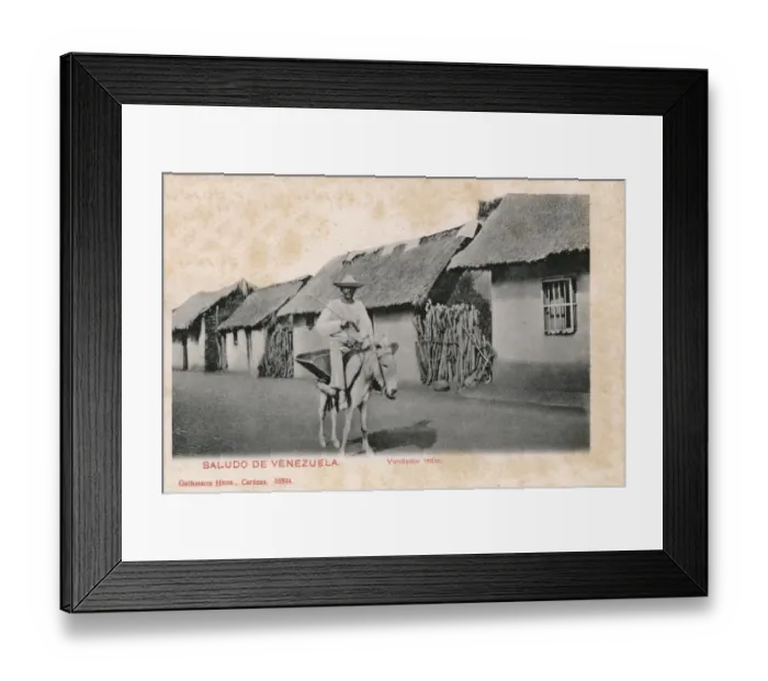 Framed Print : Local vendor, Venezuela, Central America Framed Print : Local vendor, Venezuela, Central America