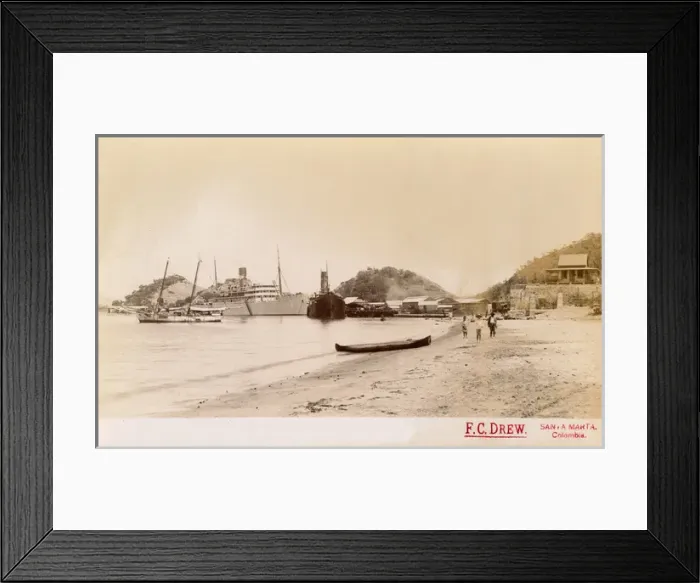 Framed Print : Santa Marta harbour, Colombia, Central America Framed Print : Santa Marta harbour, Colombia, Central America