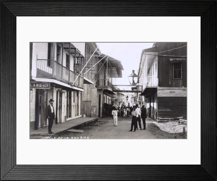 Framed Print : Calle de la Aduana, Buenaventura, Colombia, Central America Framed Print : Calle de la Aduana, Buenaventura, Colombia, Central America