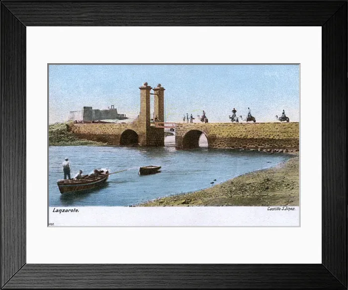 Framed Print : Bridge at Arrecife, Lanzarote, Canary Islands Framed Print : Bridge at Arrecife, Lanzarote, Canary Islands