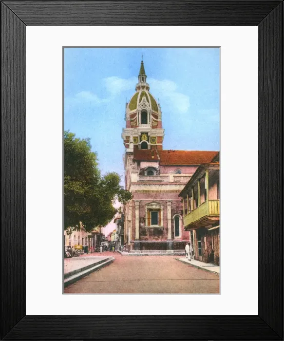 Framed Print : Cathedral, Cartagena, Colombia, Central America Framed Print : Cathedral, Cartagena, Colombia, Central America