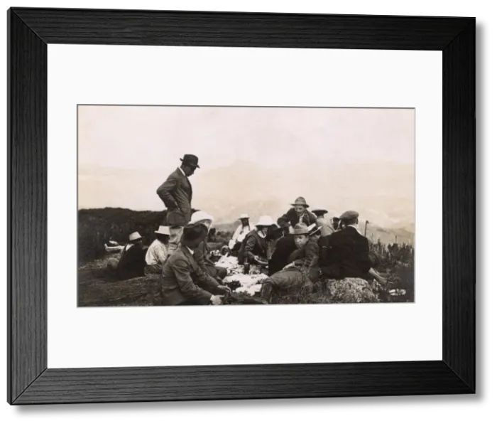 Framed Print : People picnicking, Cuenca, Ecuador, South America Framed Print : People picnicking, Cuenca, Ecuador, South America