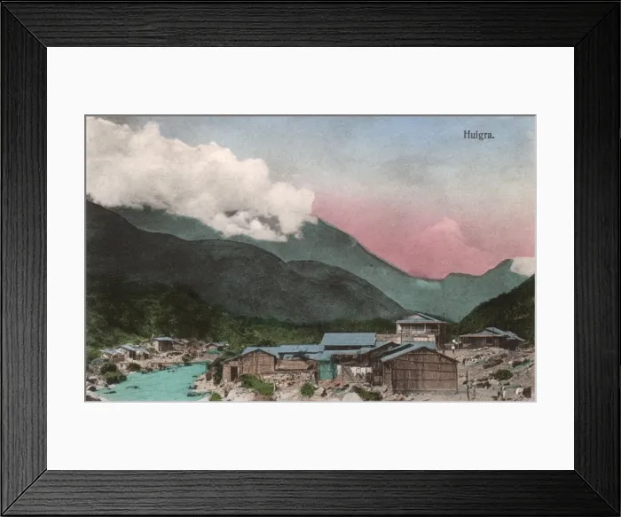 Framed Print : View of Huigra, Ecuador, South America Framed Print : View of Huigra, Ecuador, South America