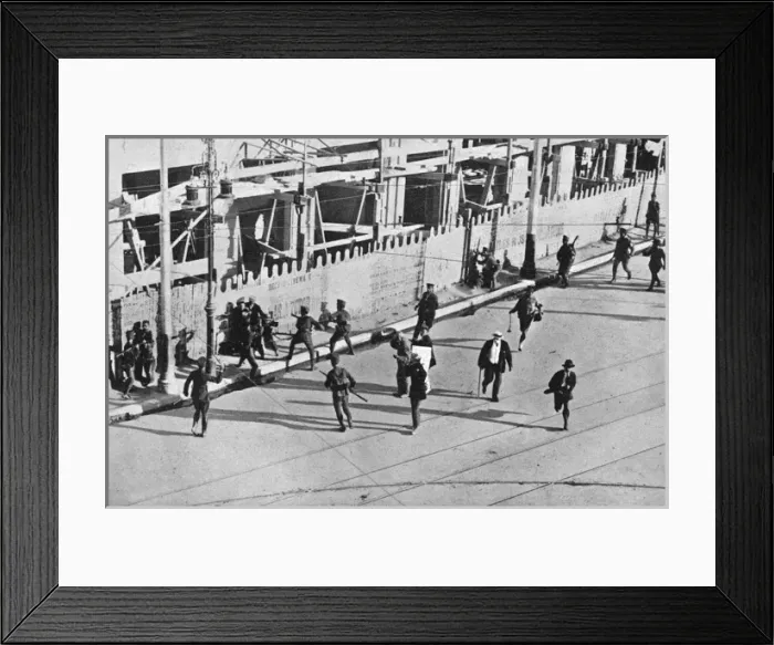 Framed Print : The unrest in Spain: stormy scenes in Madrid Framed Print : The unrest in Spain: stormy scenes in Madrid